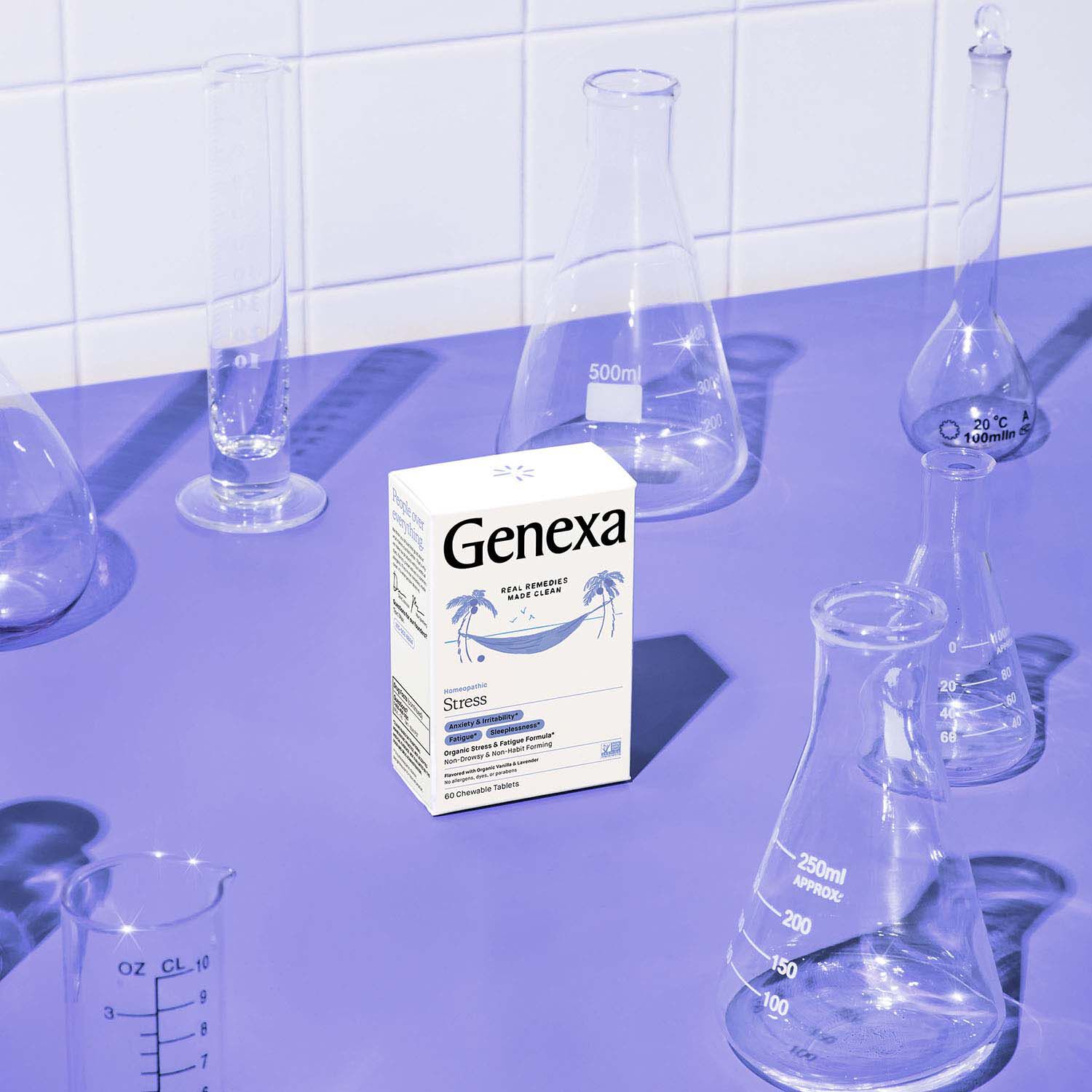 442807 Genexa® Genexa Stress Relief is an organic, nonGMO and